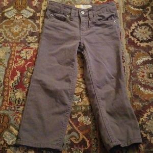 Gray denim pants